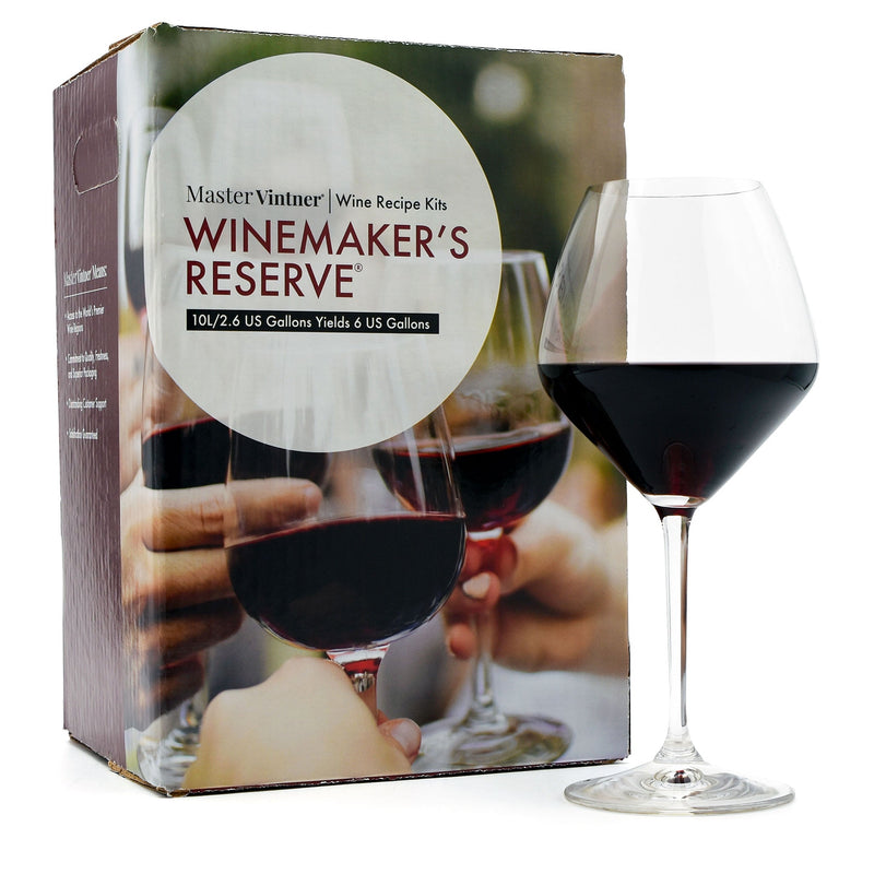 Carménère Wine Kit - Master Vintner® Winemaker's Reserve® with glass