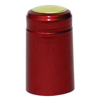 Metallic Ruby Red PVC Capsule