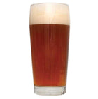 Brickwarmer Holiday Red homebrew in a glass