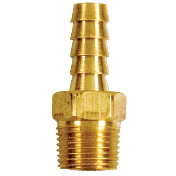 3/8" NPT to 3/8" Barb Adapter