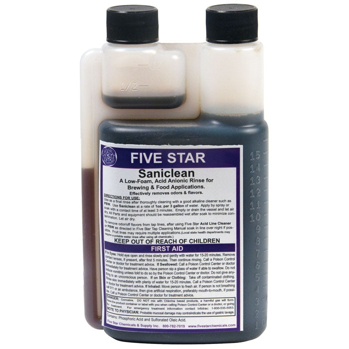 Five star saniclean in its container