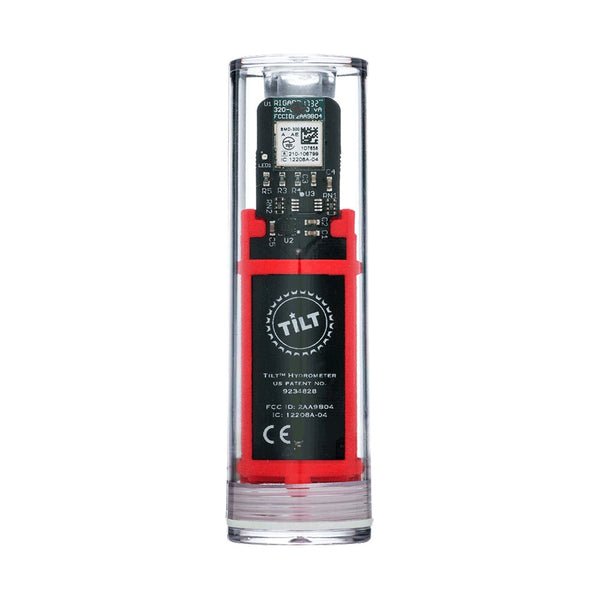 Red Tilt Digital Hydrometer and Thermometer