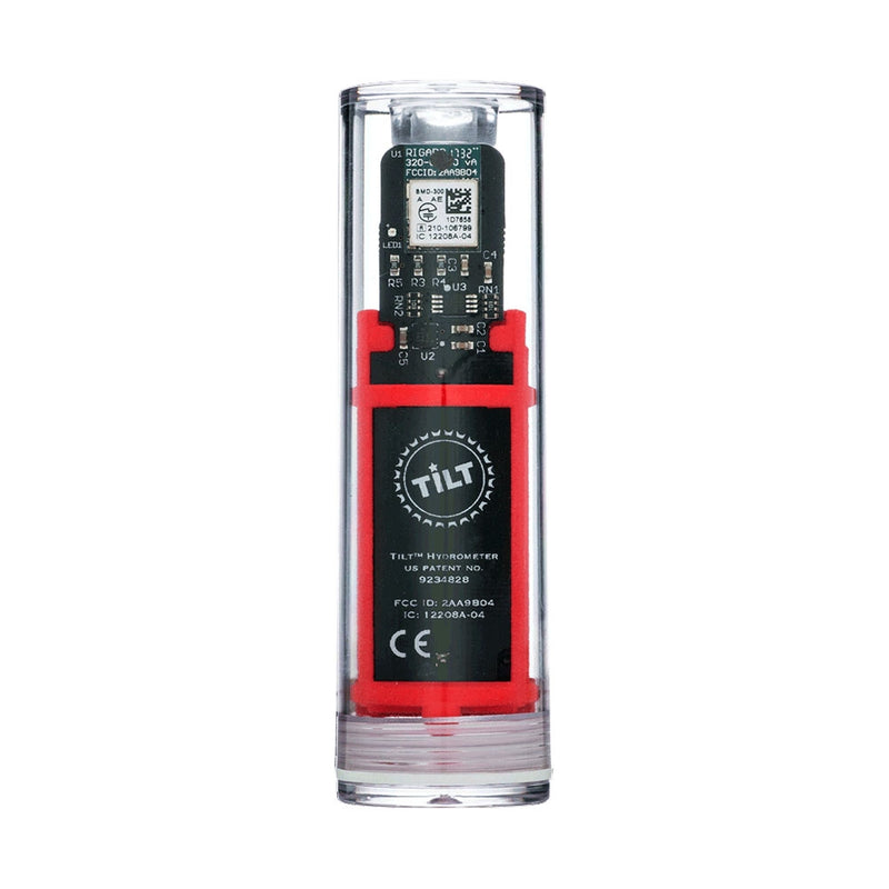 Red Tilt Digital Hydrometer and Thermometer