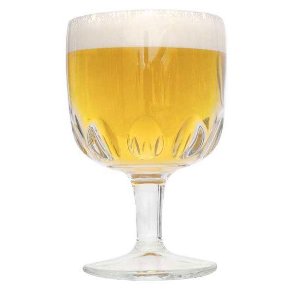 Belgian Tripel Extract Kit's produced homebrew in a glass
