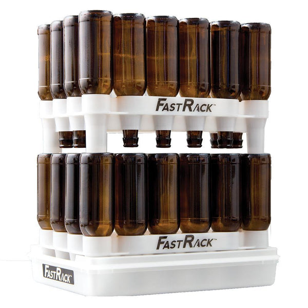 The FastRack Beer Bottle Drying & Storage System