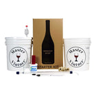 The Master Vintner® Weekday Wine Making Starter Kit's contents neatly on display